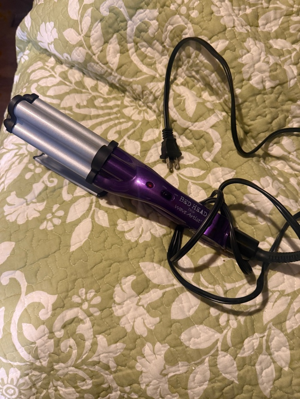 TIGI Purple Triple Barrel Waver Hair Styling Iron